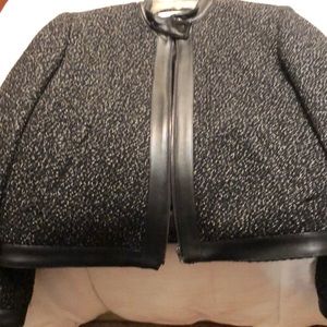 Jones New York size 14 leather trim